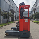 stand-on 4 way 3000kg electric reach forklift truck four directional sideloader for long Materials