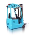 AC Motor Three Wheel Electric Forklift 1000kg Rated Loading Capacity New Condition