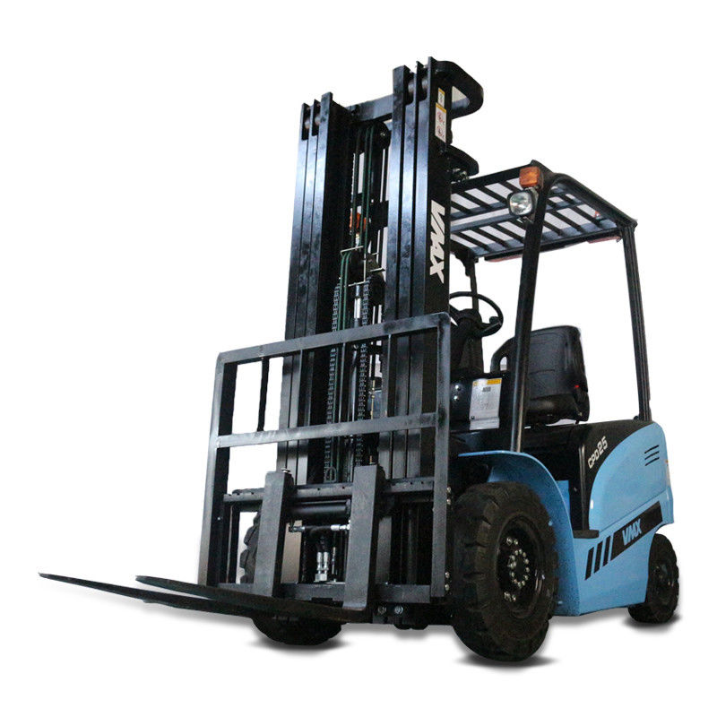 Small Four Wheel Electric Forklift 3500KG Indoor Warehouse Equipment
