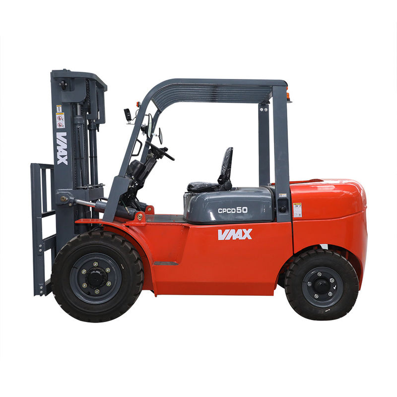 5000kg Load Capacity Diesel Powered Forklift 6000mm Max Lifting Height